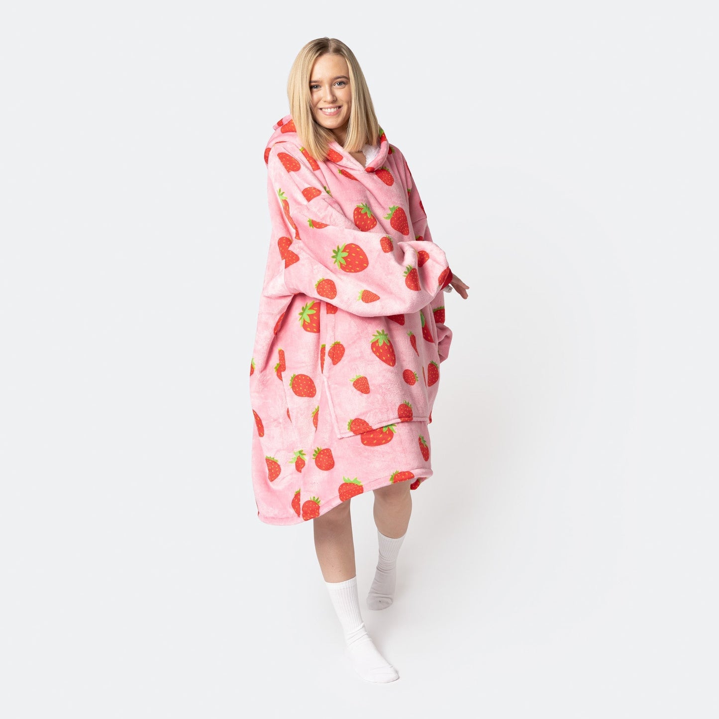 Jordbær HappyHoodie