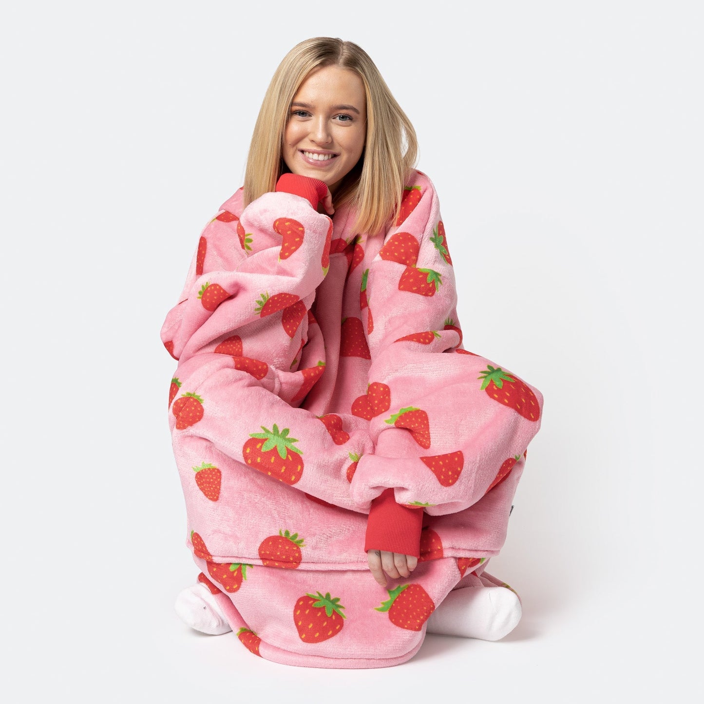 Jordbær HappyHoodie