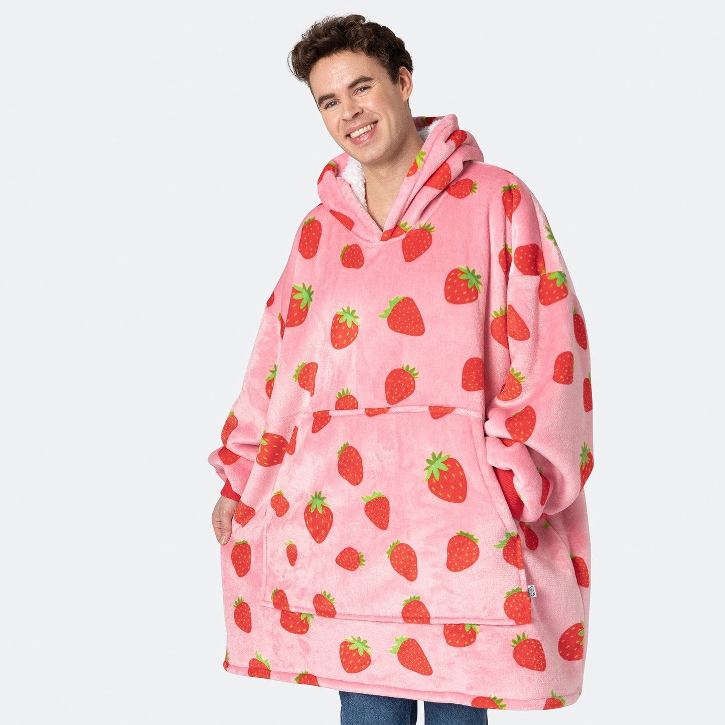 Jordbær HappyHoodie