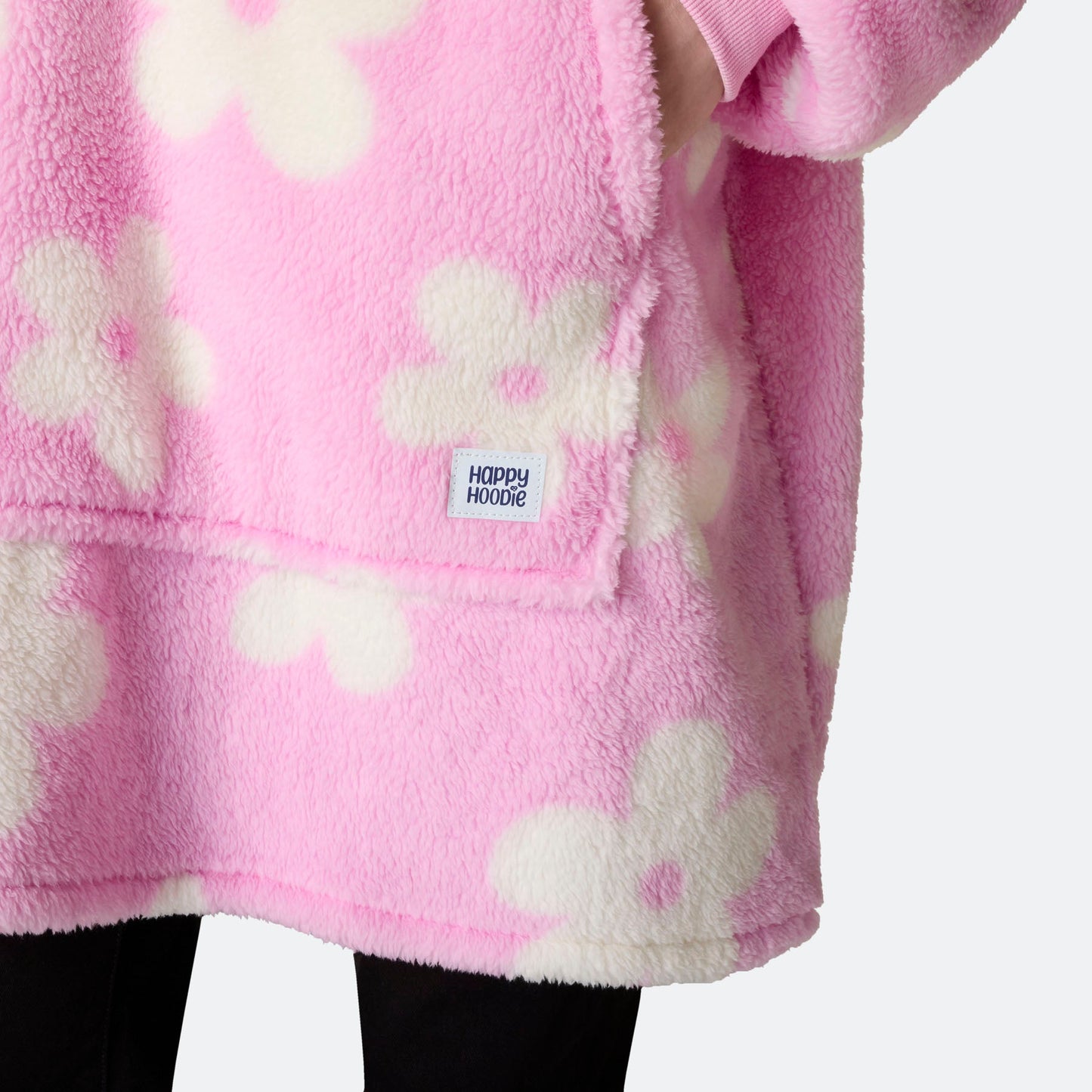 Blomster Rosa Teddy HappyHoodie