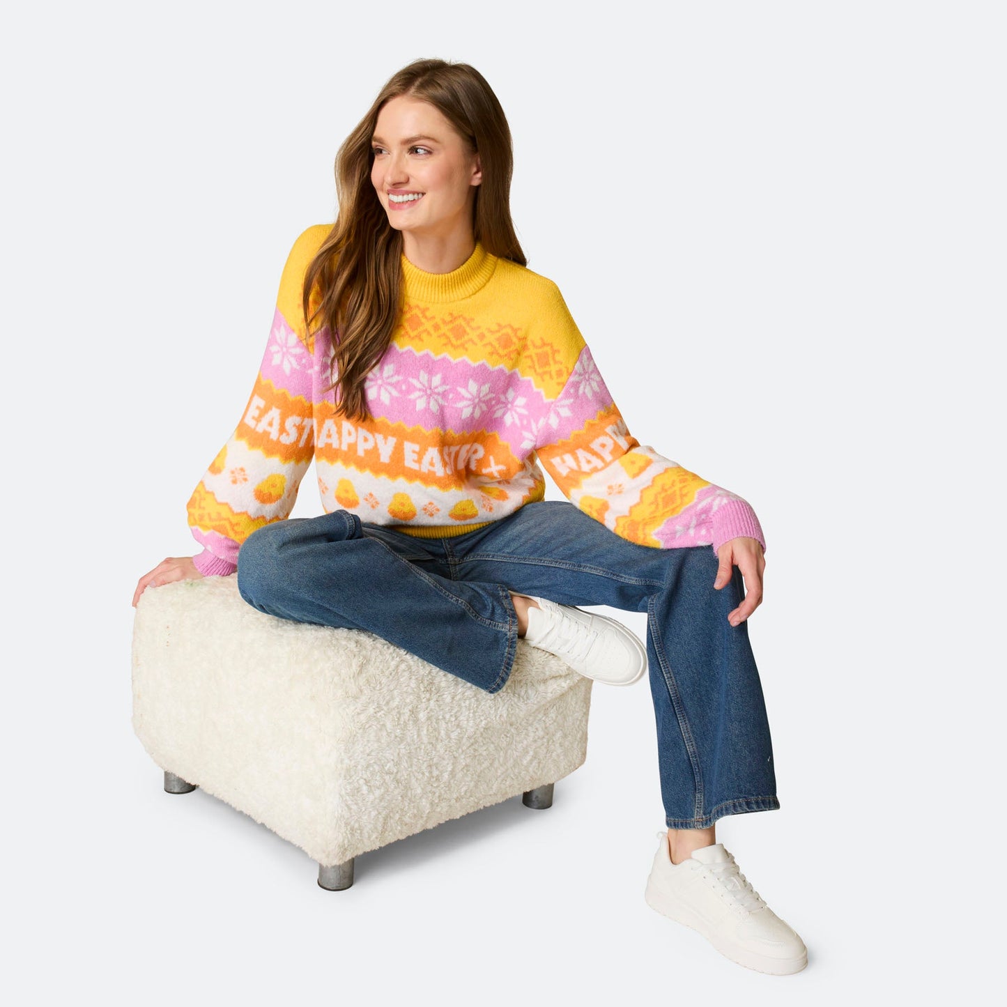 Oversized Påskegenser Dame