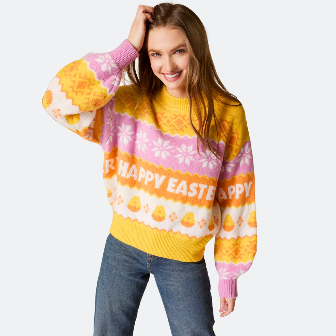 Oversized Påskegenser Dame