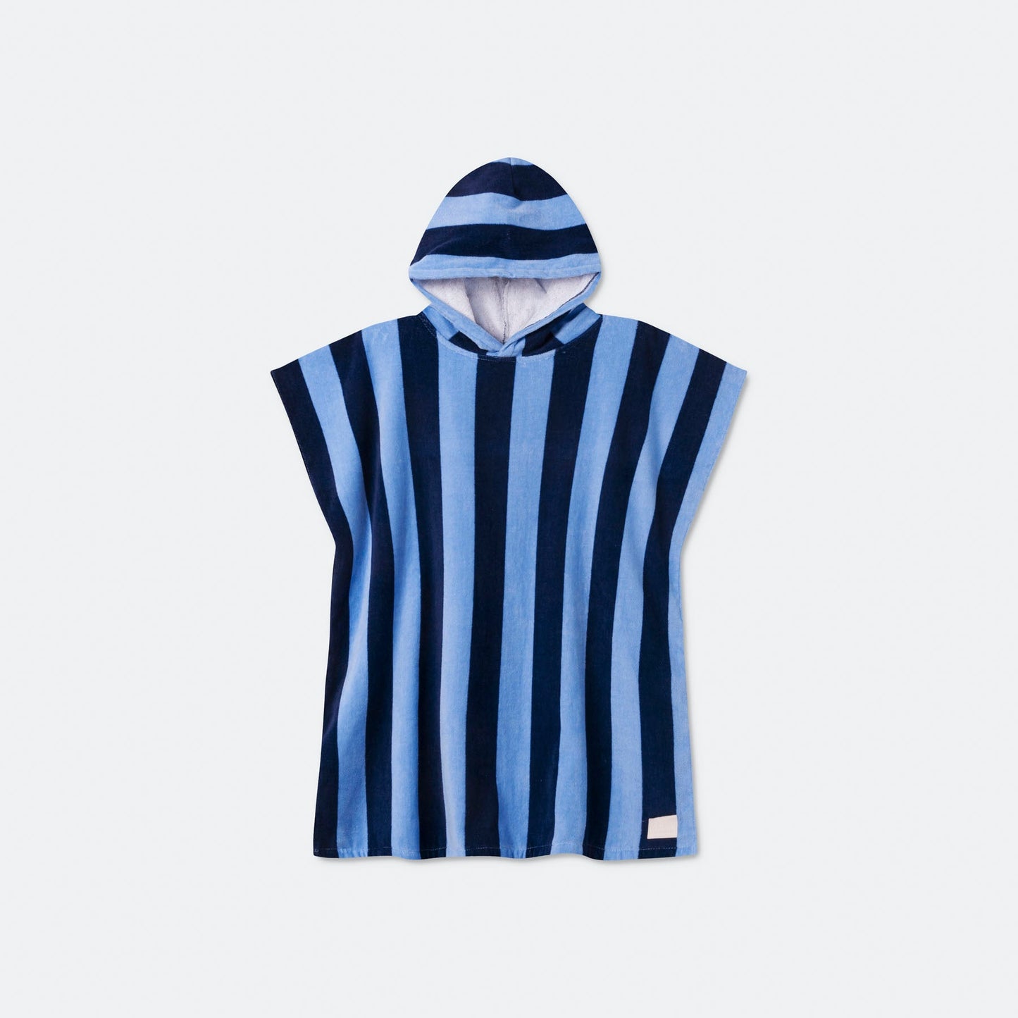 Stripete Blå Badeponcho Barn