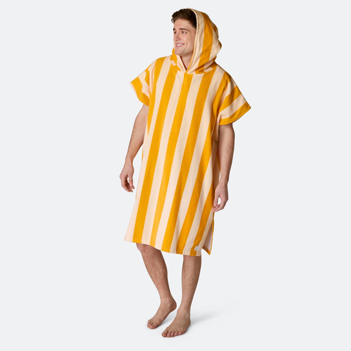 Stripete Gul Badeponcho