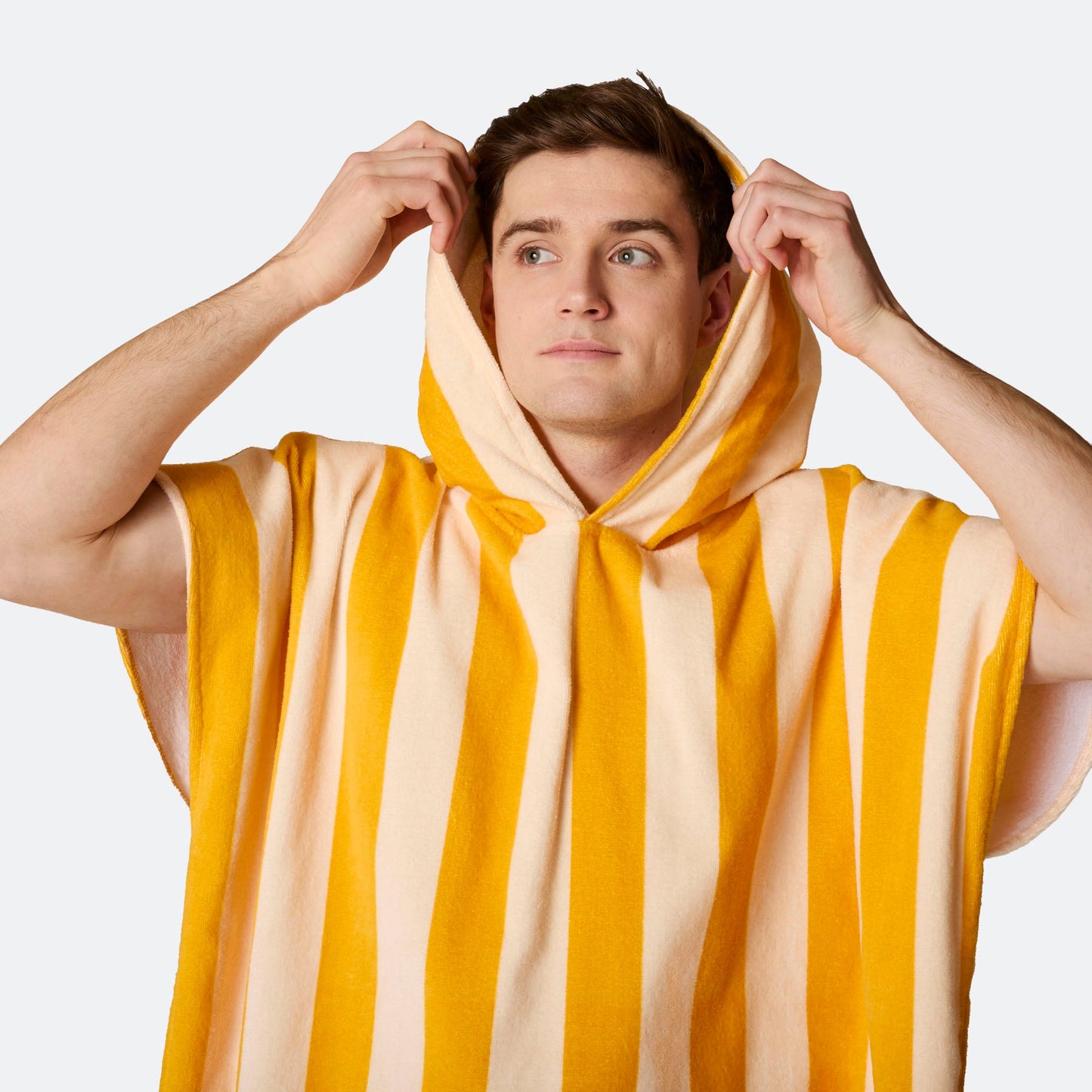 Stripete Gul Badeponcho