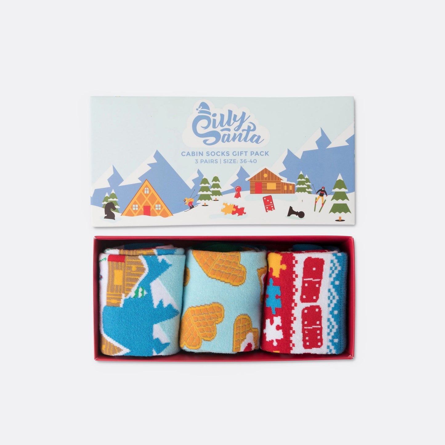 Hyttesokker Gaveeske (3-pack)