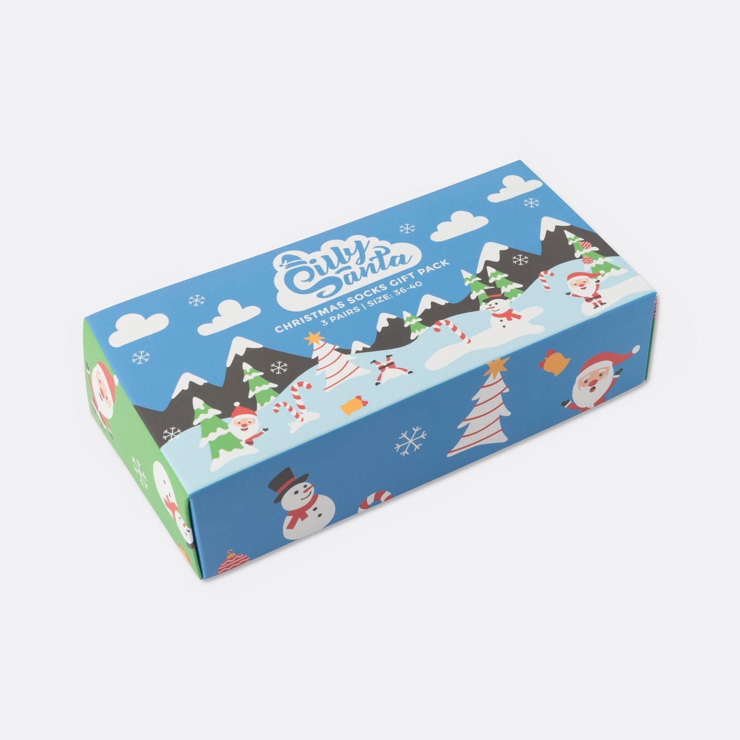 Julesokker Gaveeske (3-pack)