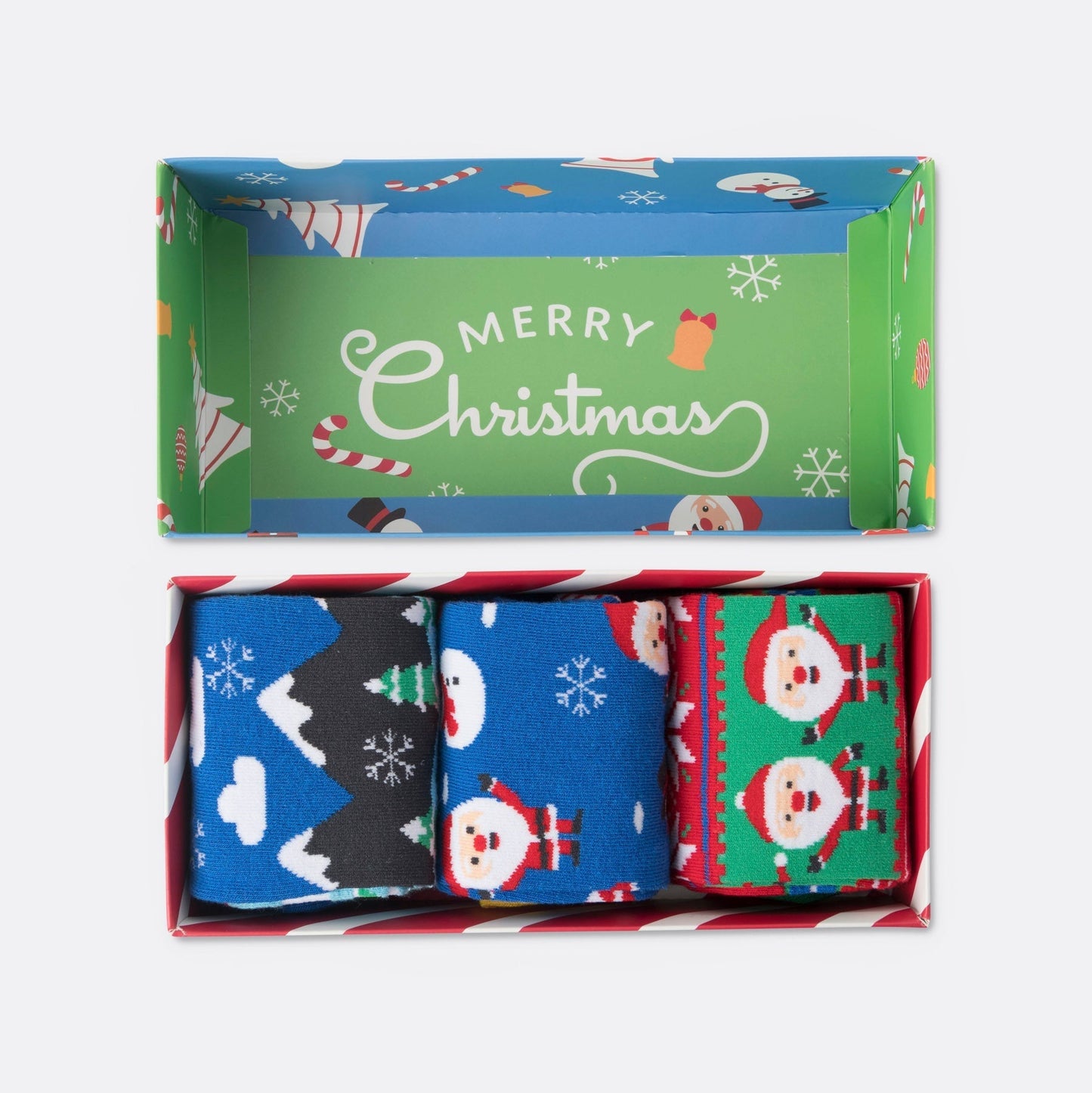 Julesokker Gaveeske (3-pack)