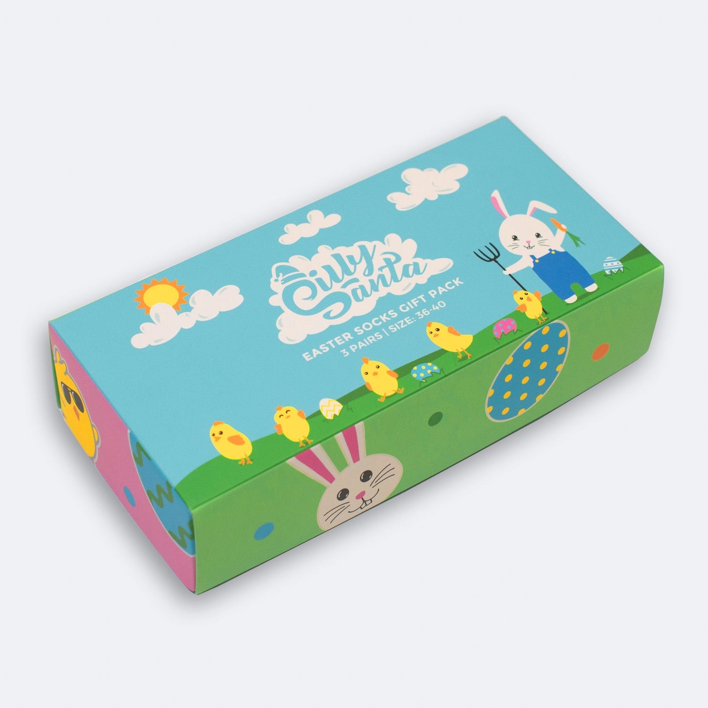 Påskesokker Gaveeske (3-pack)