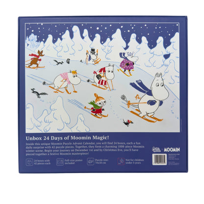 Moomin Advent Puzzle Calendar (Forhåndsbestilling)