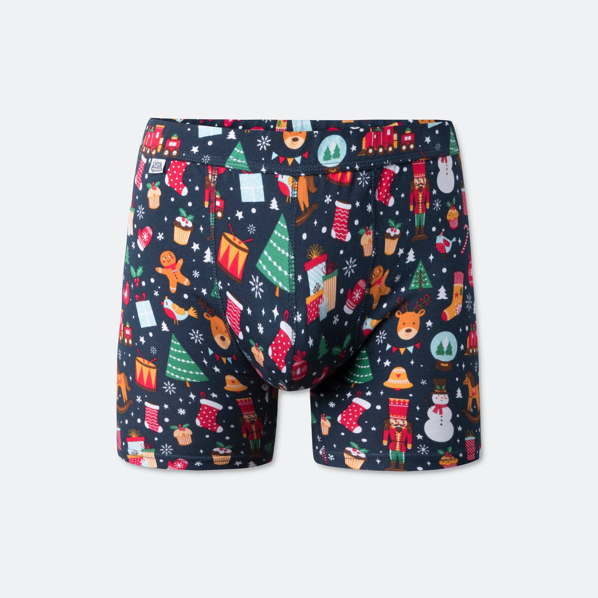 Blå Juleboxershorts Herre