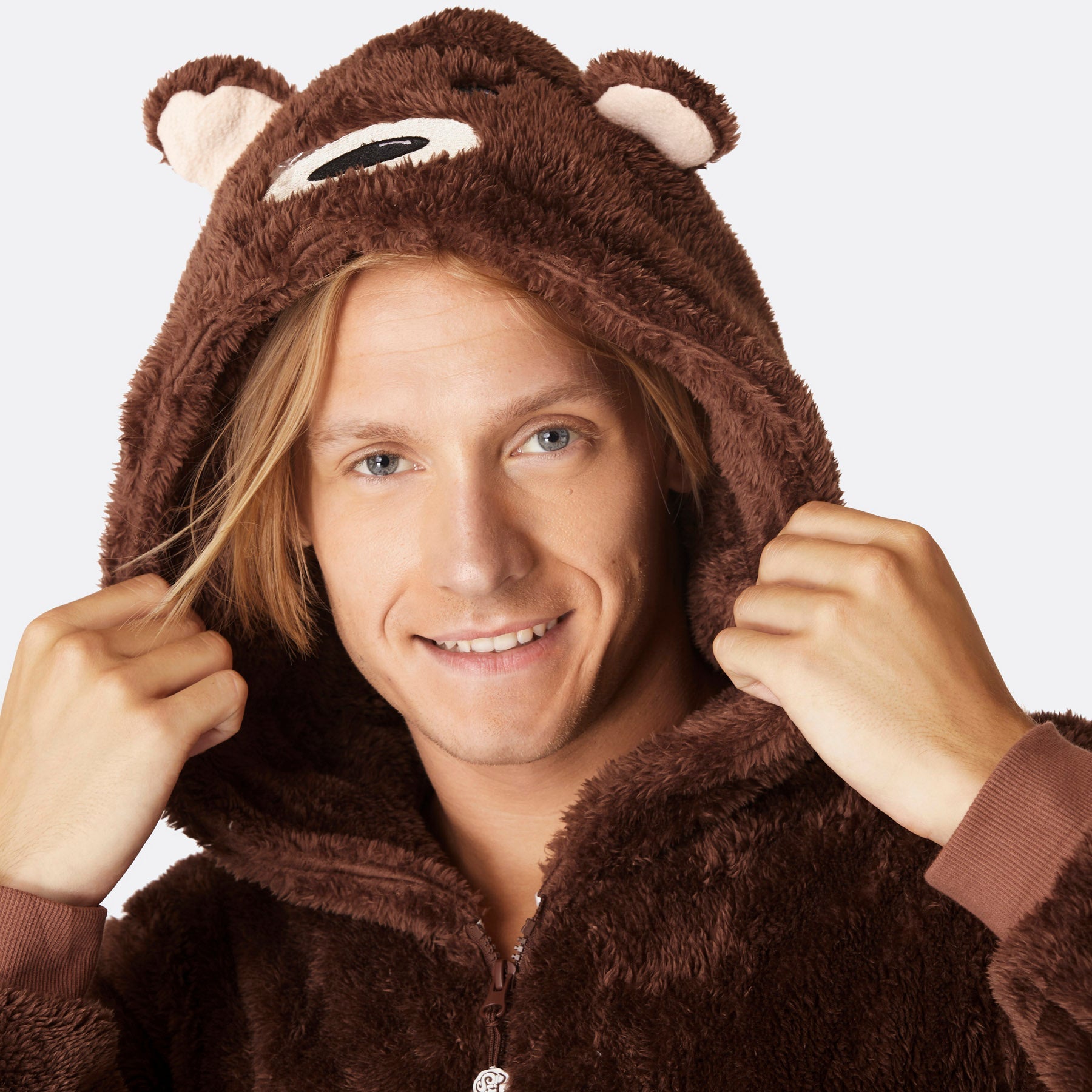 Brun Teddy Onesie Herre