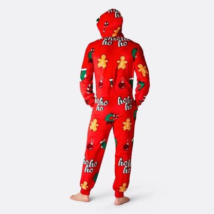 Hohoho Rød Onesie Herre