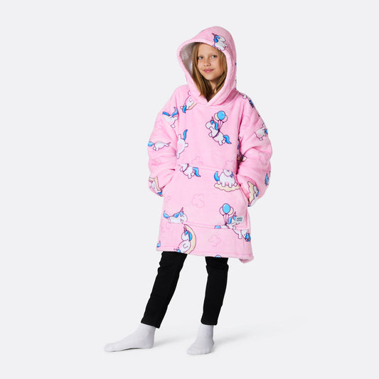 Enhjørning HappyHoodie Barn