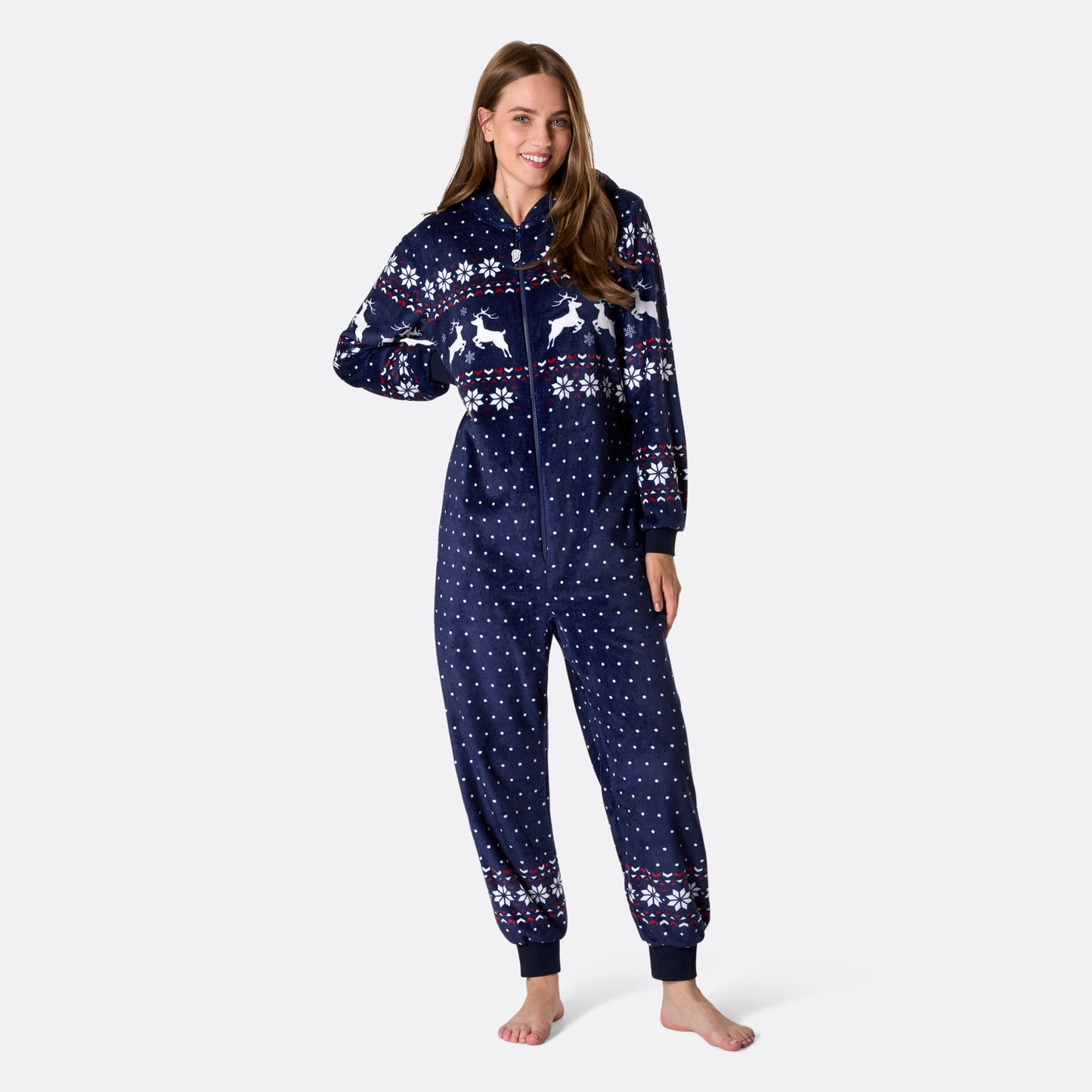 Blå Juleonesie Dame