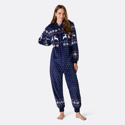 Blå Juleonesie Dame
