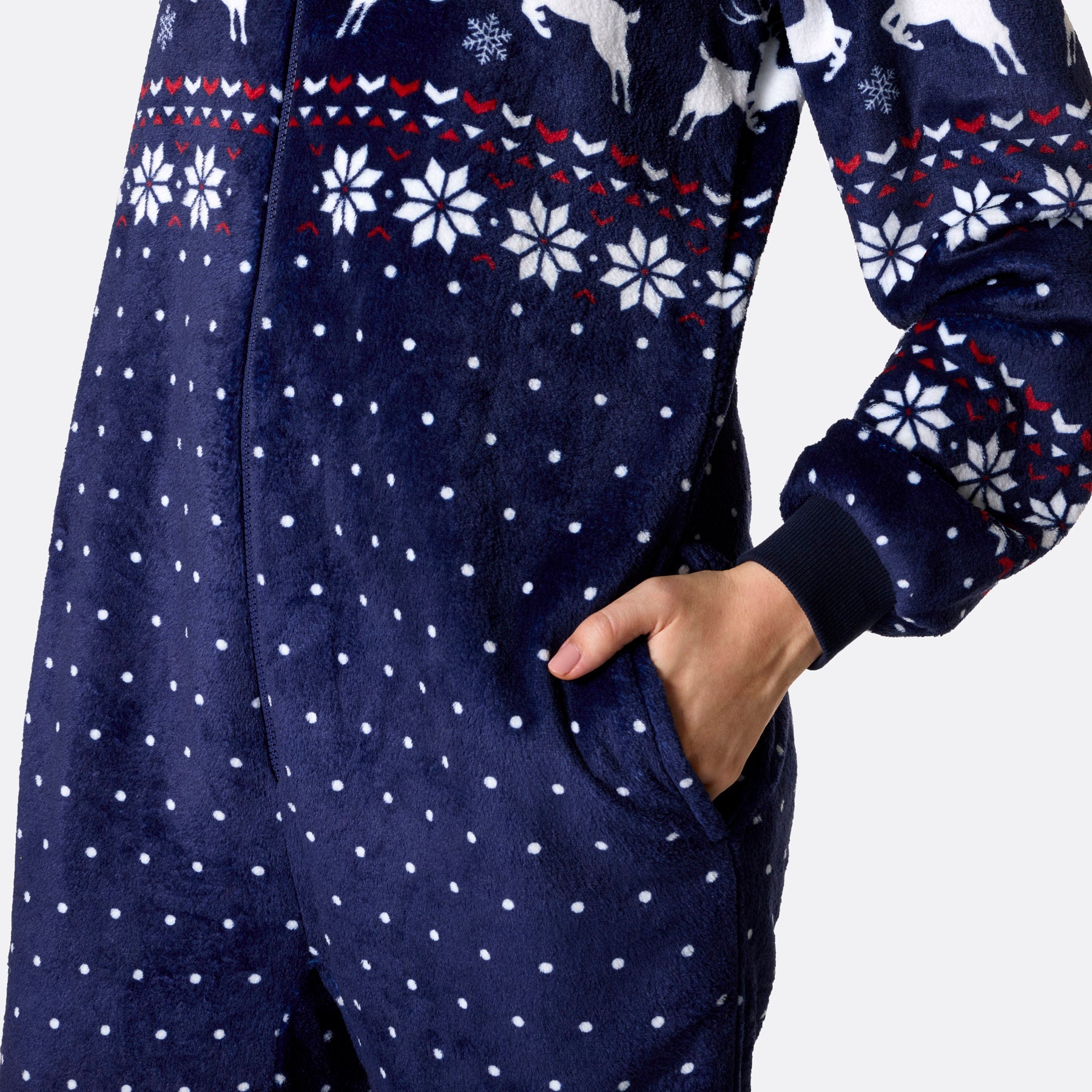 Blå Juleonesie Dame