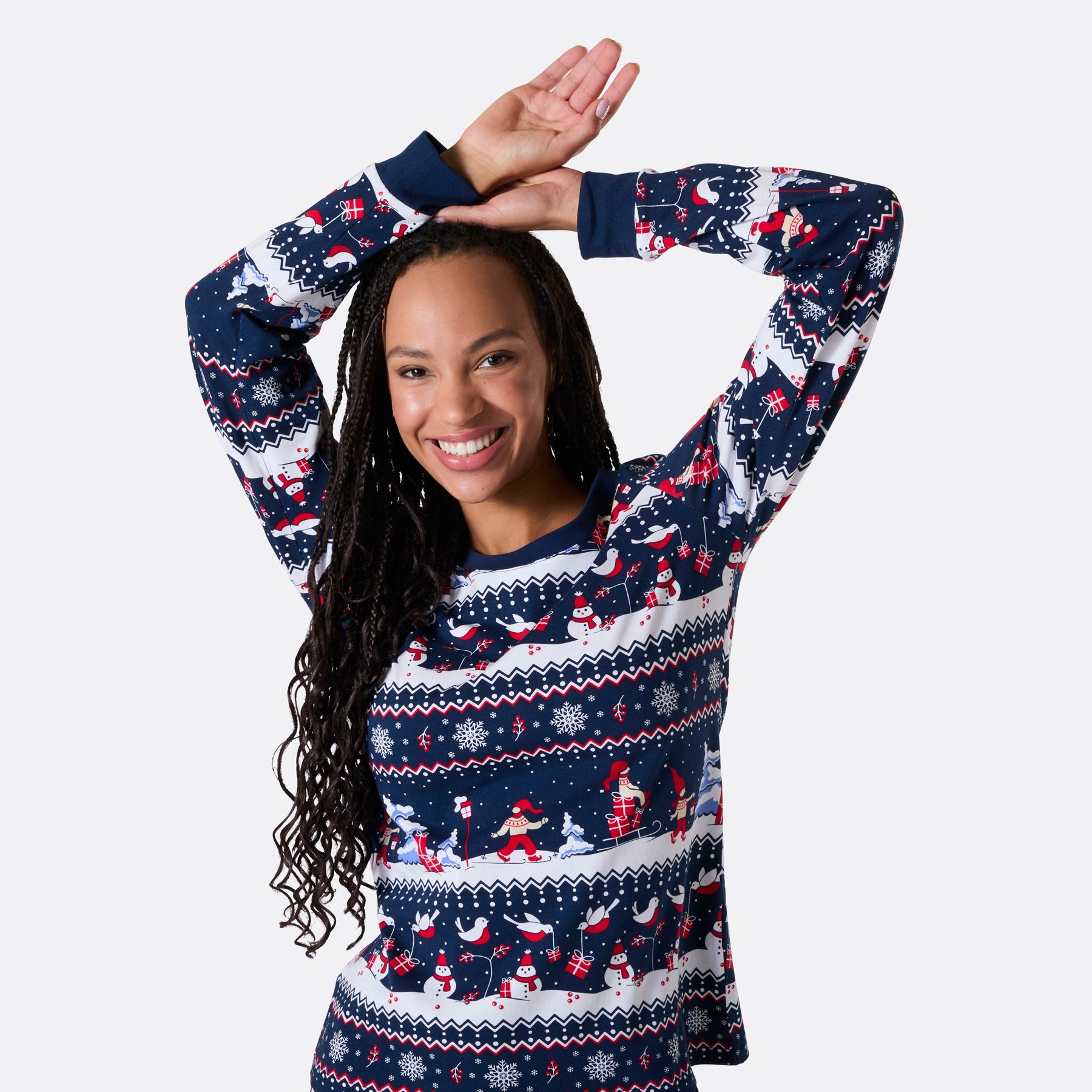 Julelandskap Julepysj Dame