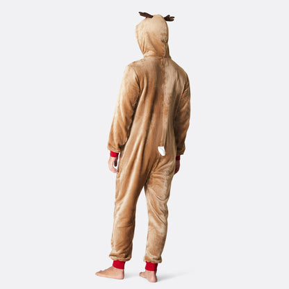 Reinsdyr Onesie Herre