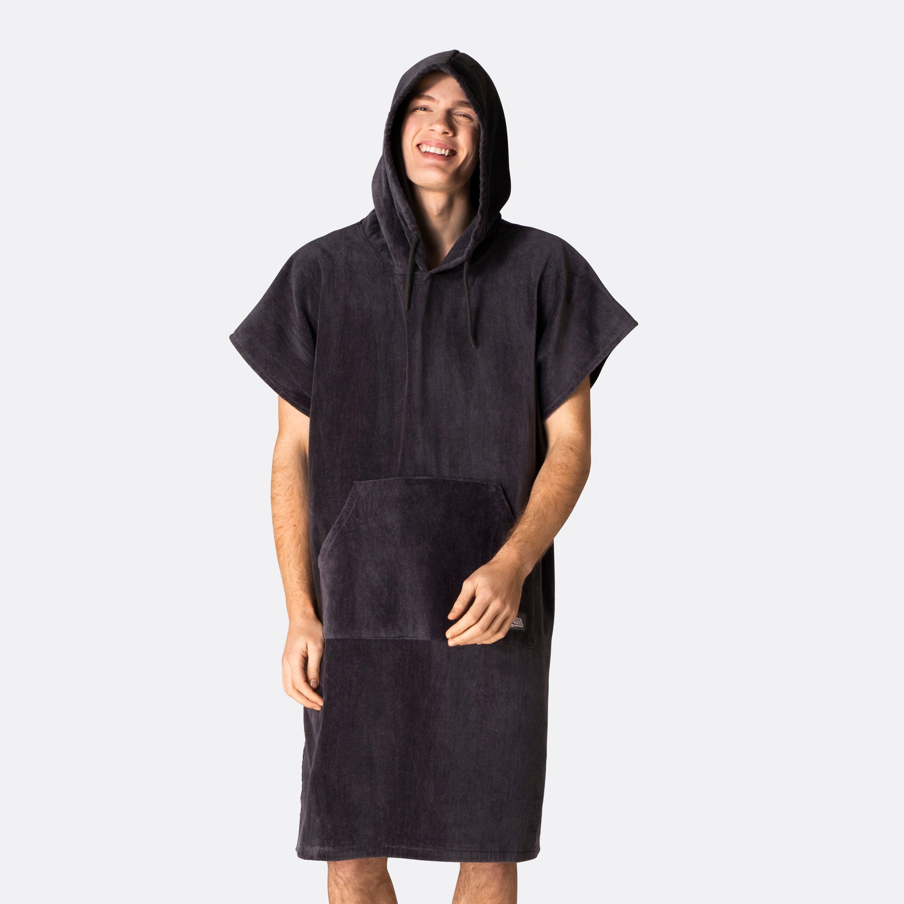 Koksgrå Badeponcho