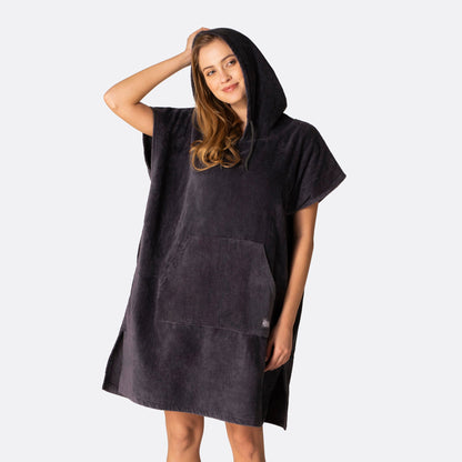 Koksgrå Badeponcho