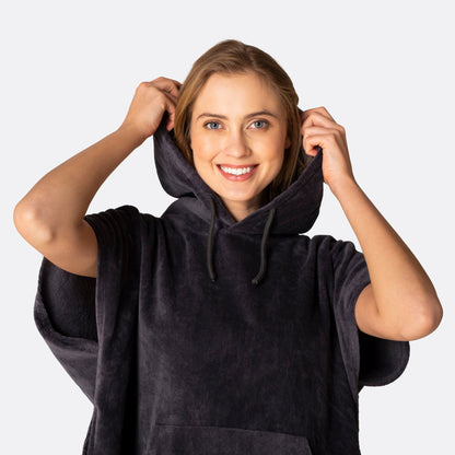 Koksgrå Badeponcho