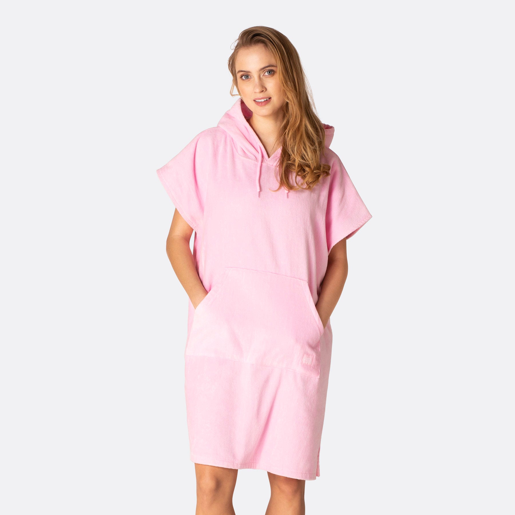 Bubblegum Rosa Badeponcho