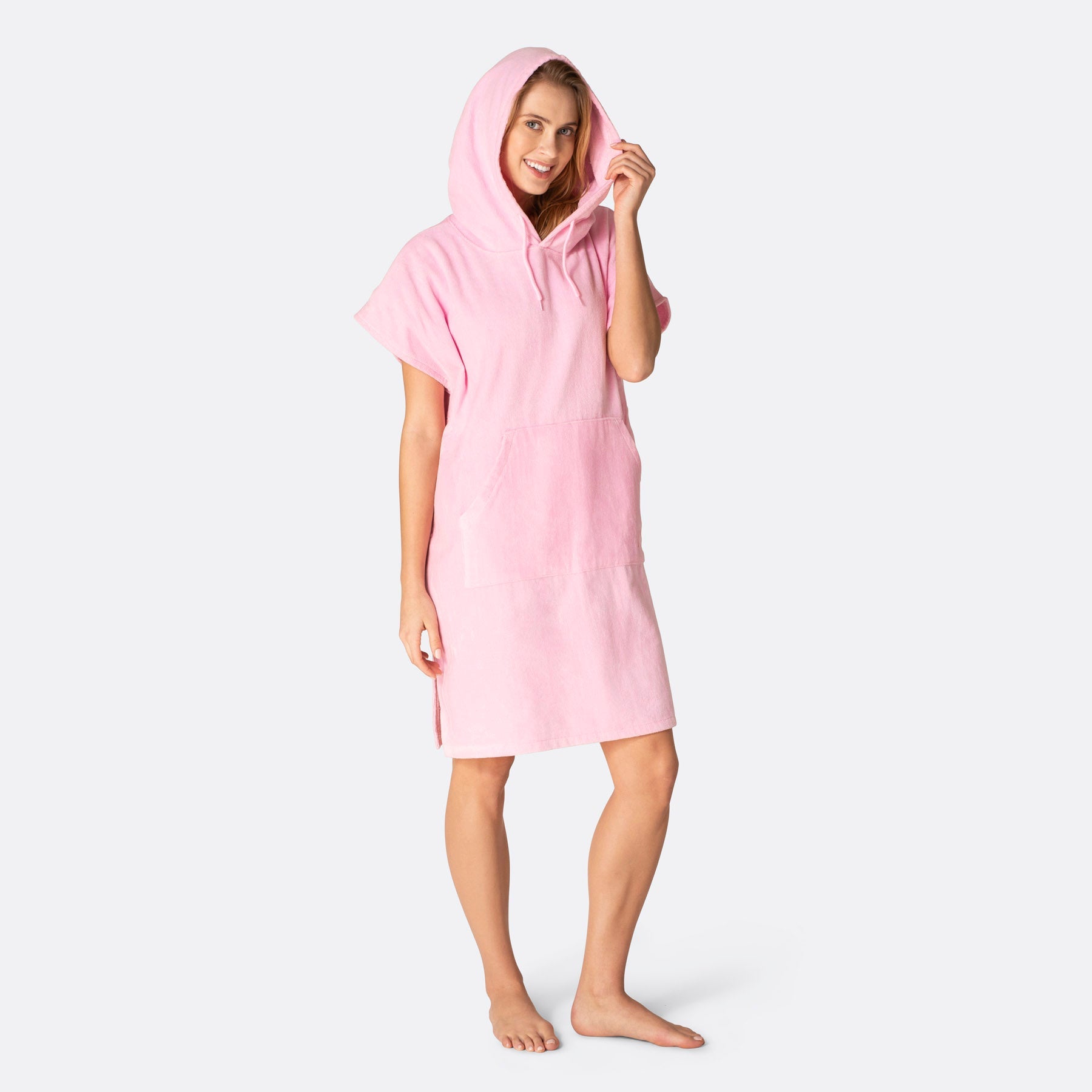 Bubblegum Rosa Badeponcho