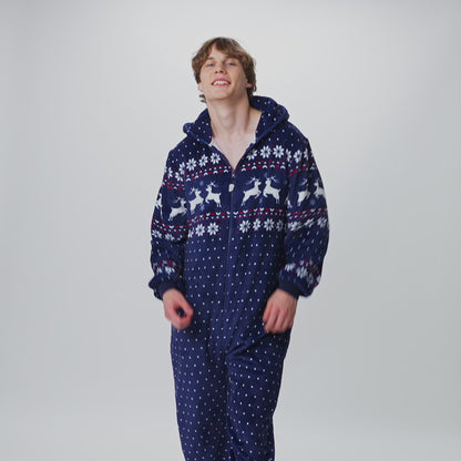 Blå Juleonesie Herre
