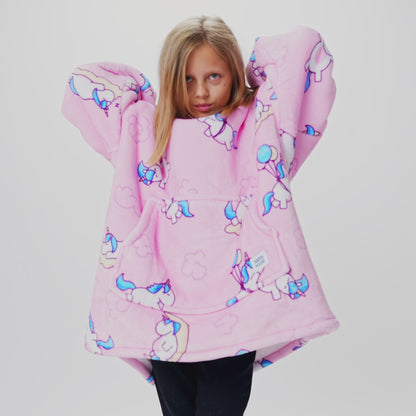 Enhjørning HappyHoodie Barn